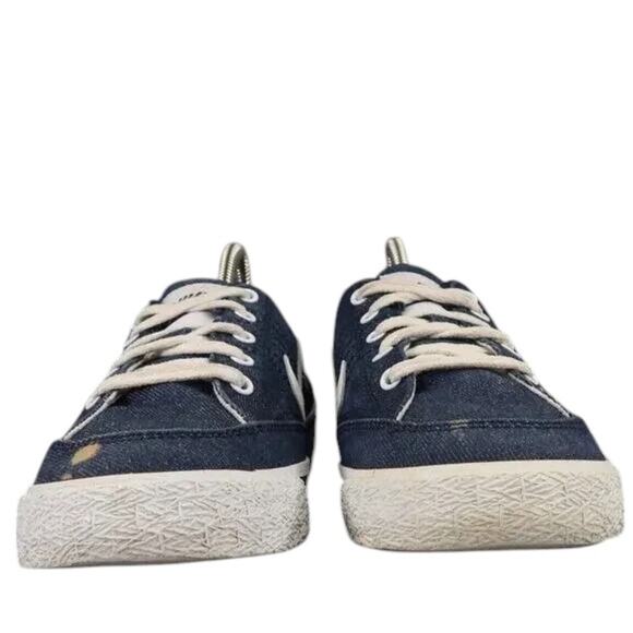 Nike Shoes Womens 7.5 Hermosa Mule Sneaker Slide Slip On Denim Lace Up 2002 Blue - Picture 2 of 12